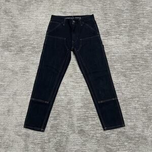American Eagle Jeans Mens 28x30 Carpenter Utility Double Knee Workwear Denim